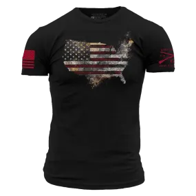 Red Blood Nation T-Shirt - Black