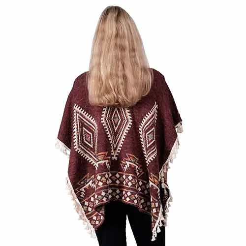 Santa Fe Sweater Knit Poncho