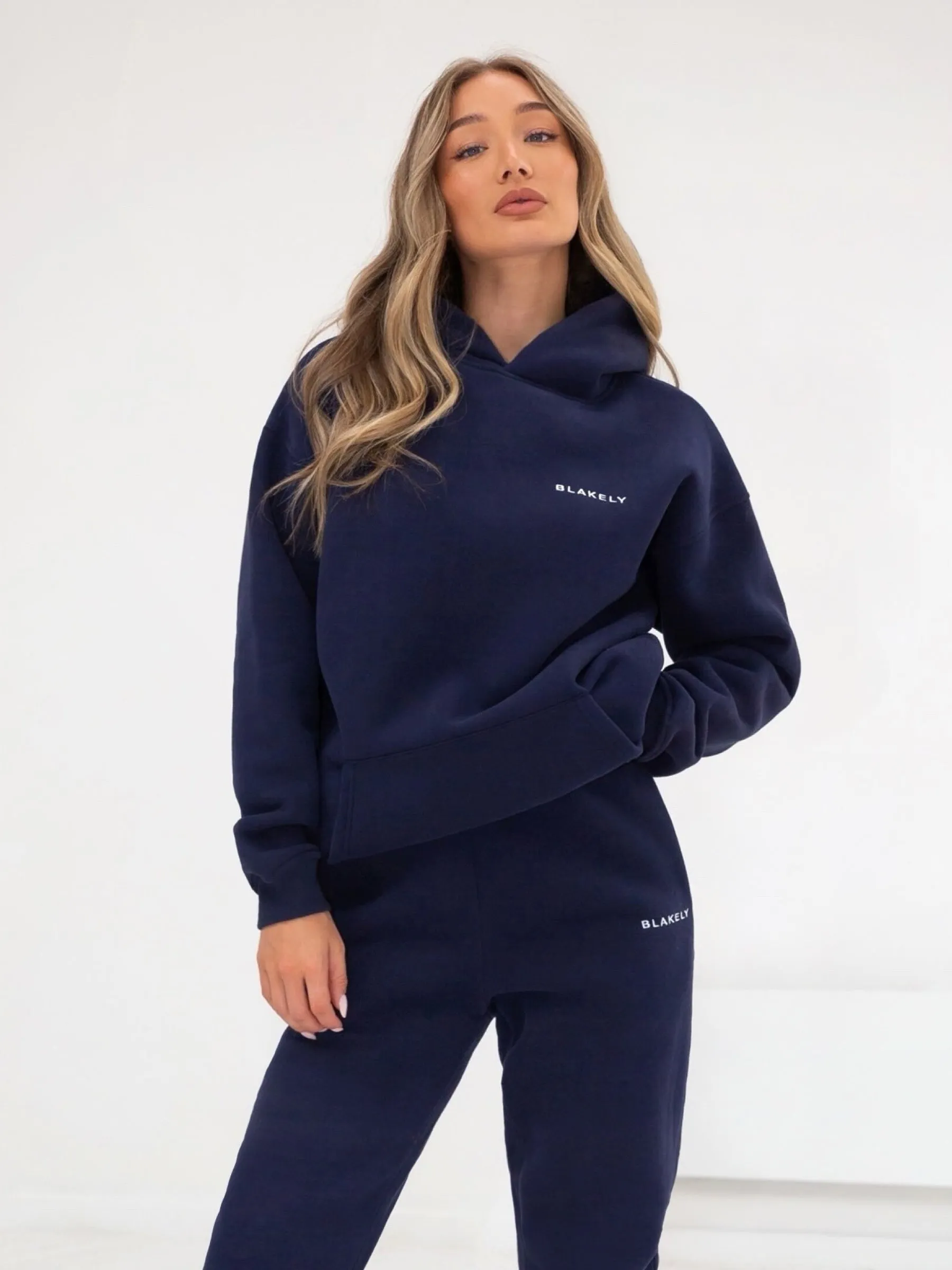 Series Oversized Hoodie - Navy