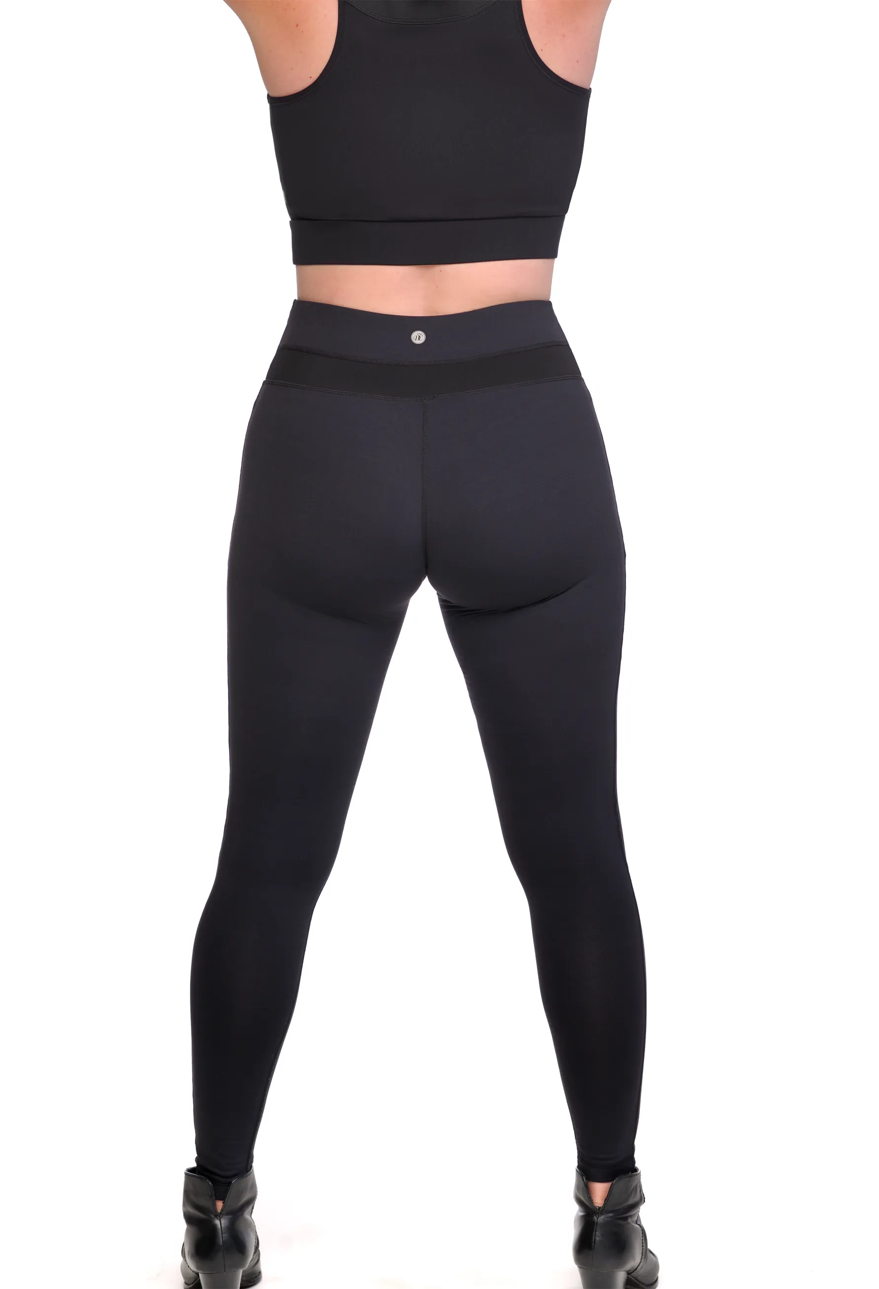 Shaping Compression Leggings with Extra High Waisted Firm Support Panel