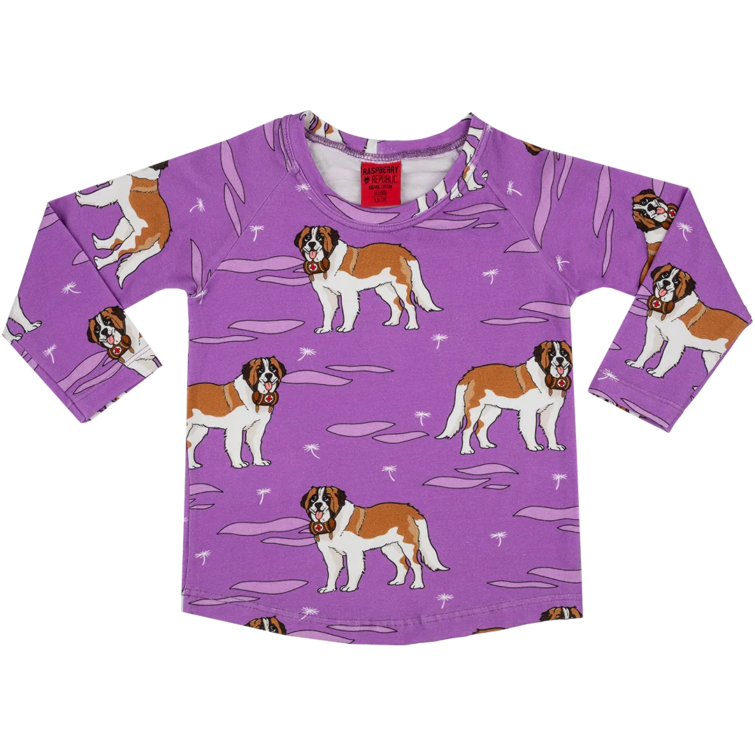 St Bernard (Purple) Top (18 months - 3 years & 9-11 years)