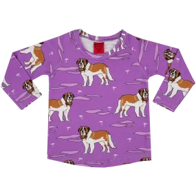 St Bernard (Purple) Top (18 months - 3 years & 9-11 years)