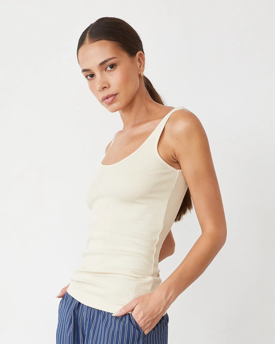 Supimaluxe Rib Scoop Neck Tank