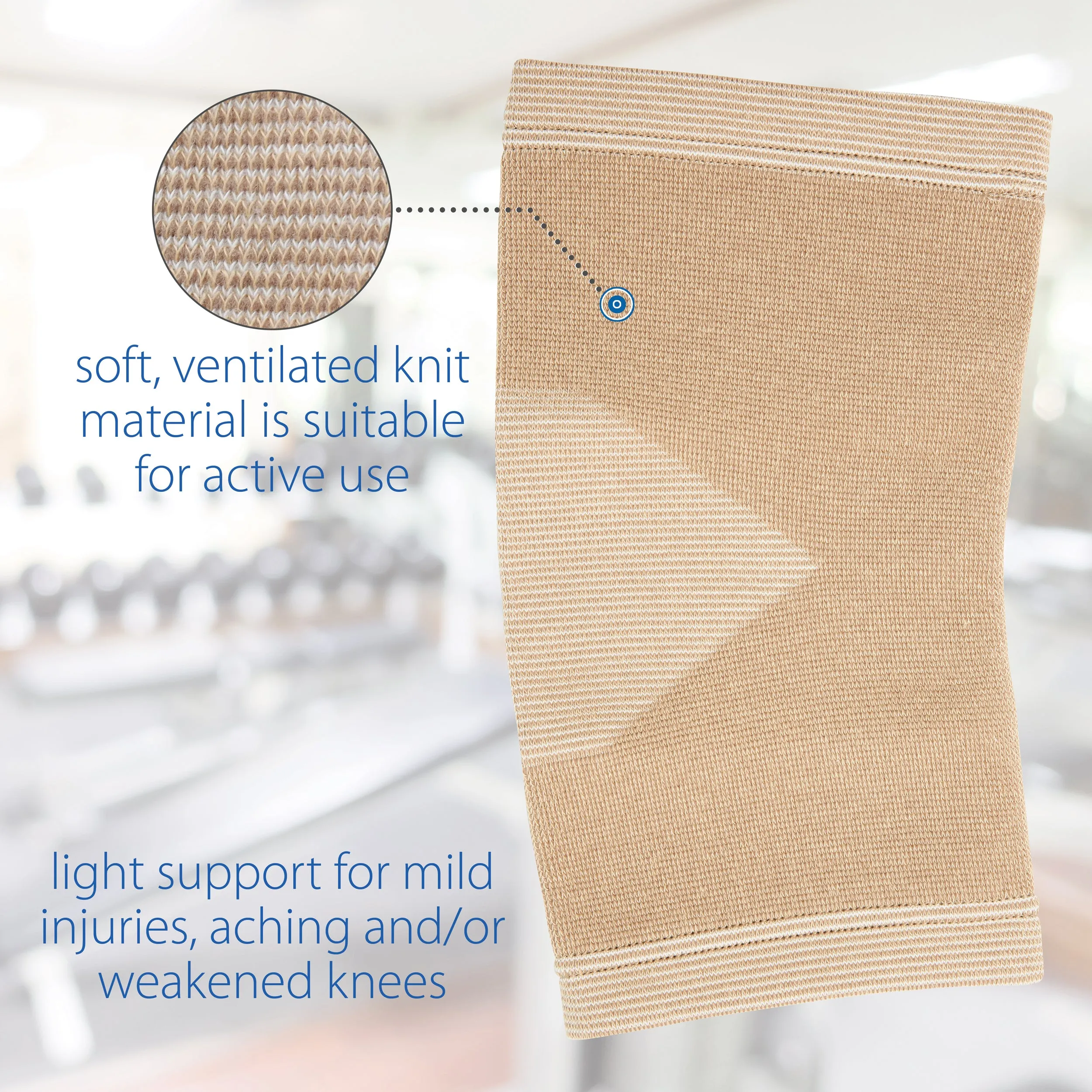 Swede-O Elastic Tetra-Stretch Knee Support