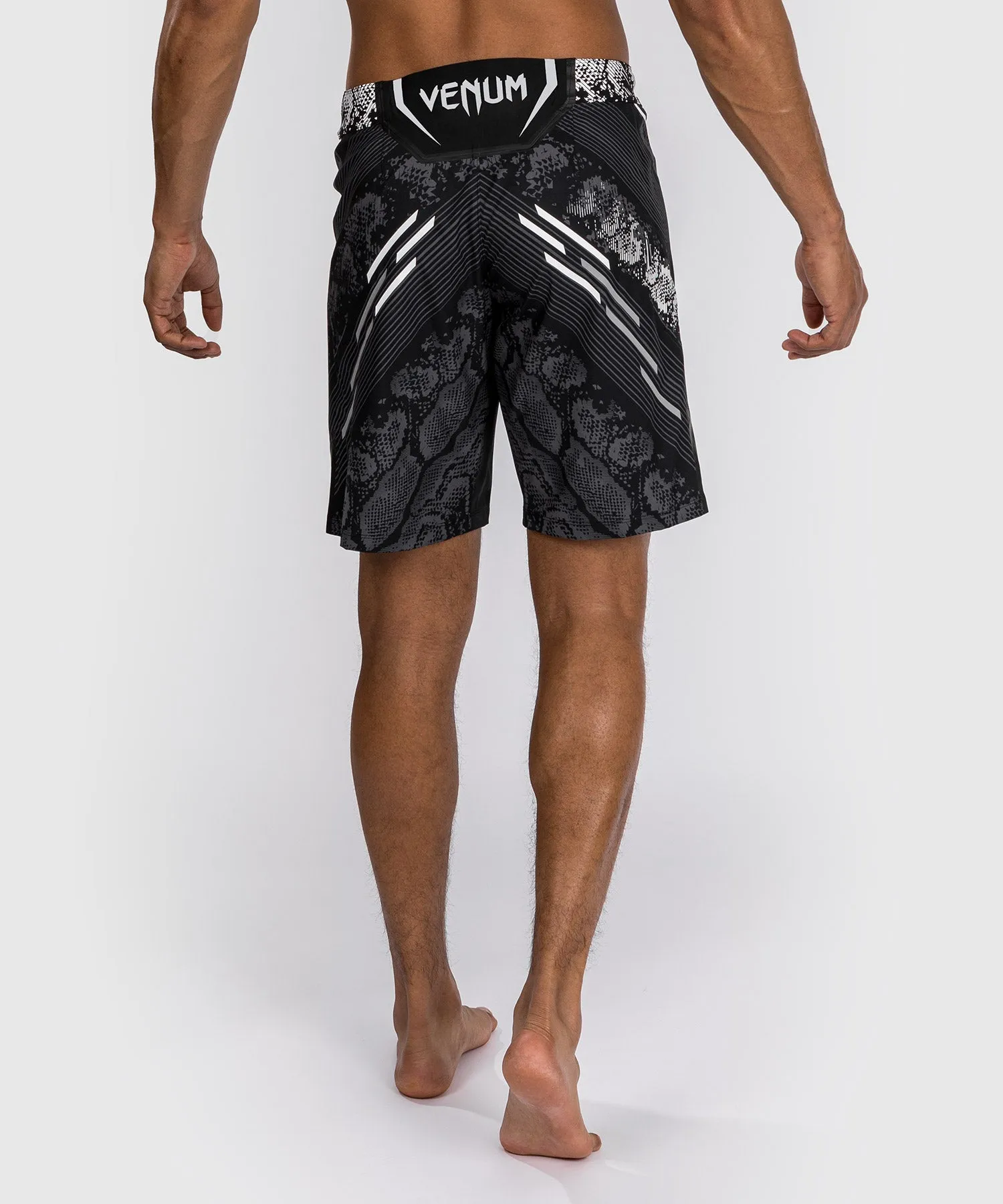 UFC Adrenaline by Venum Authentic Fight Night Men's Fight Short - Long Fit - Black