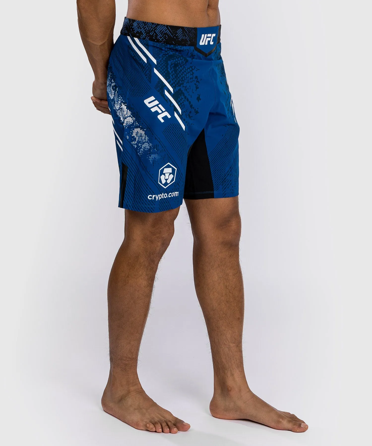 UFC Adrenaline by Venum Authentic Fight Night Men's Fight Short - Long Fit - Blue