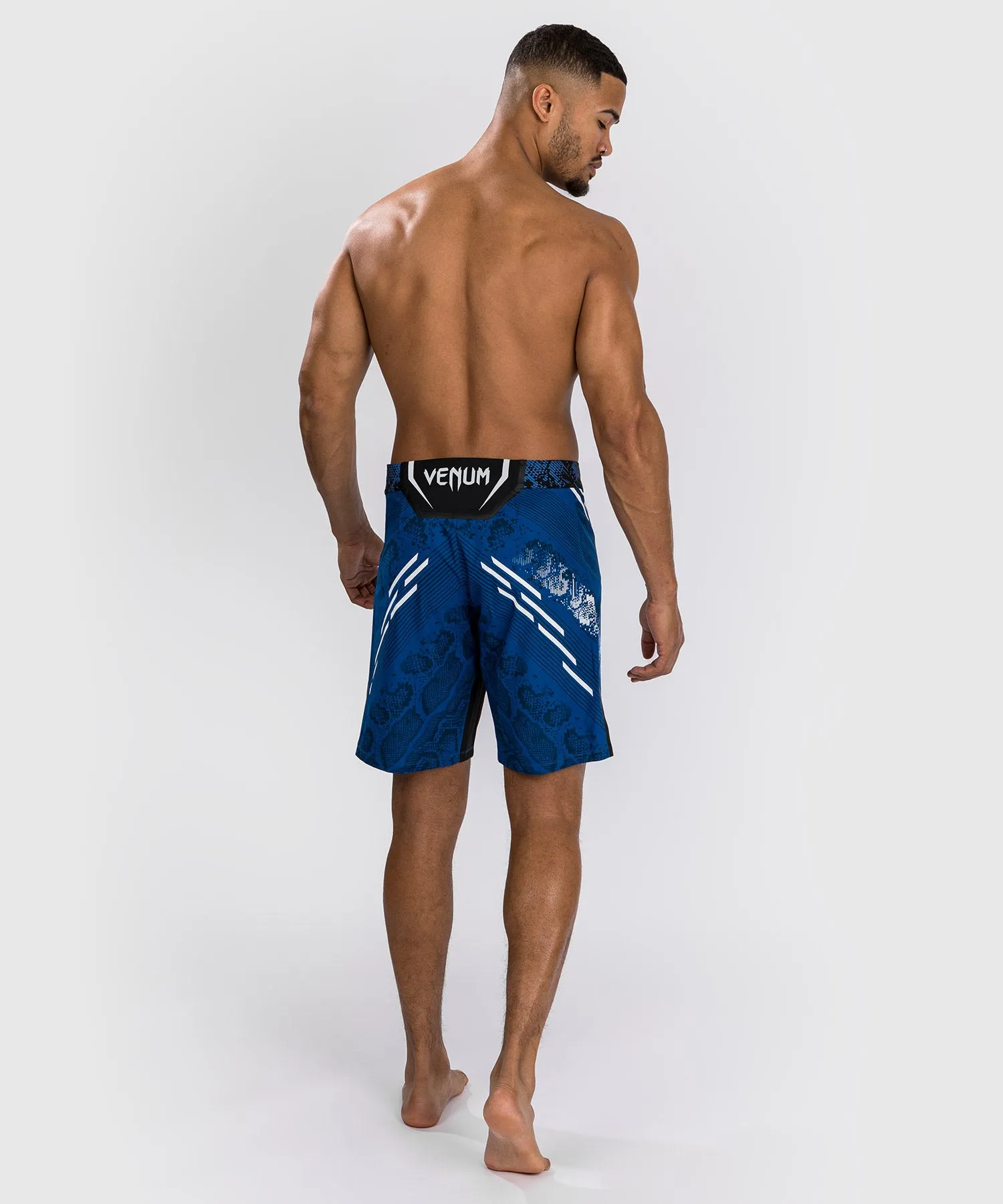 UFC Adrenaline by Venum Authentic Fight Night Men's Fight Short - Long Fit - Blue