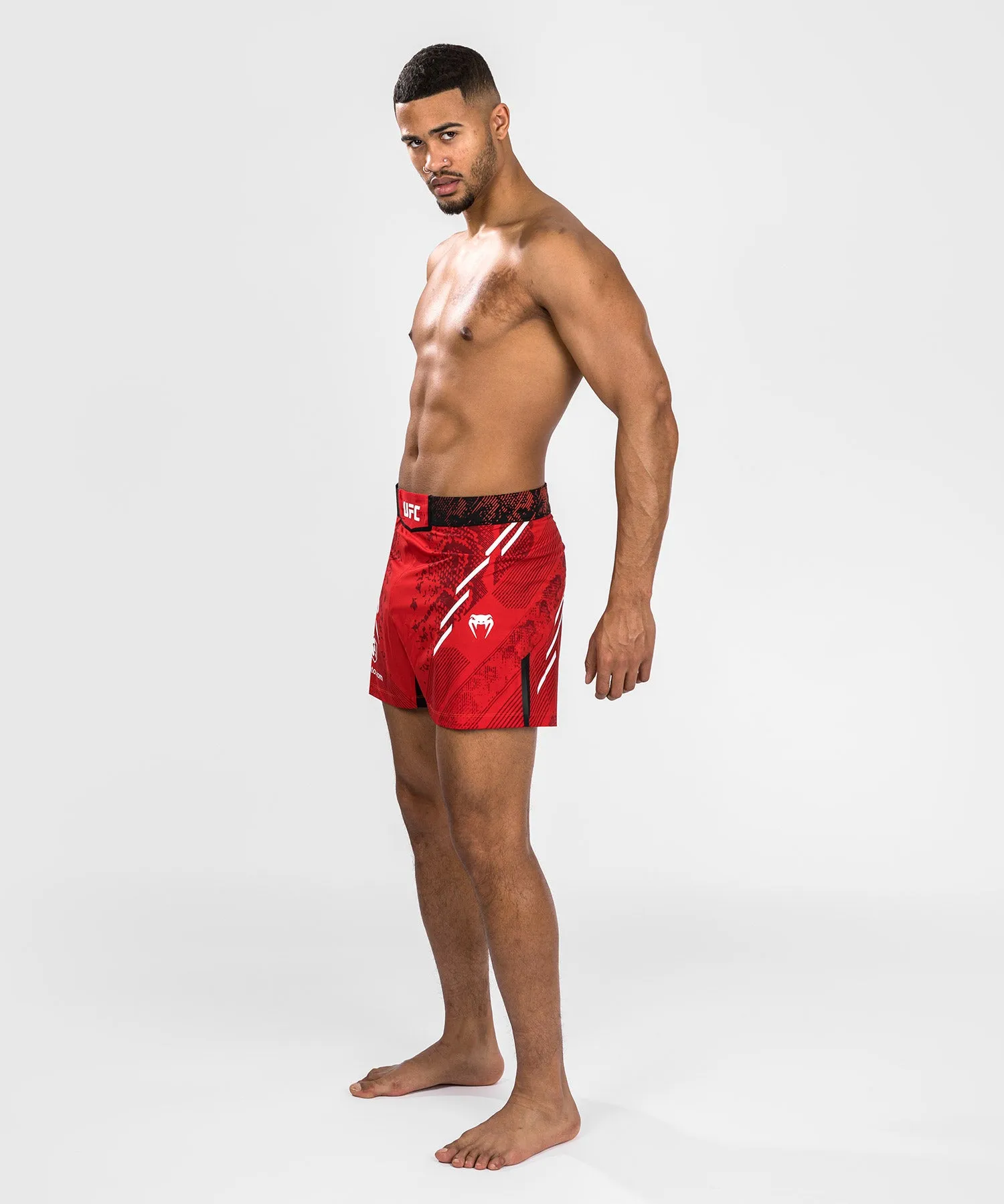 UFC Adrenaline by Venum Authentic Fight Night Men's Fight Short - Short Fit - Red