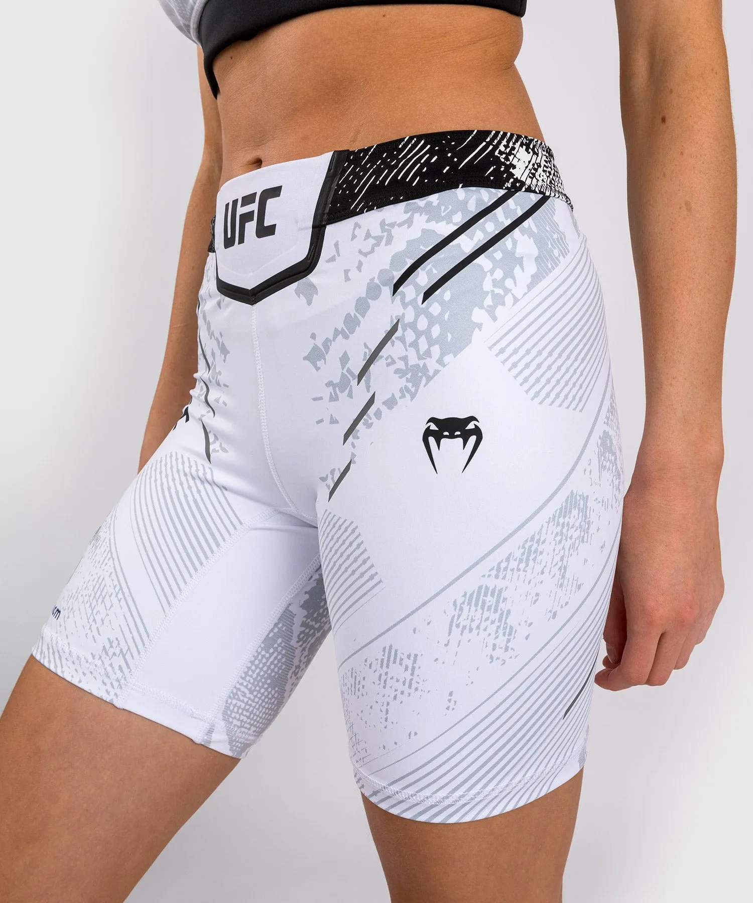 UFC Adrenaline by Venum Authentic Fight Night Women’s Vale Tudo Short - Long Fit - White