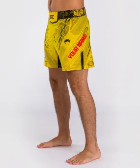 UFC Adrenaline by Venum Personalized Authentic Fight Night Men's Fight Short - Short Fit - Yellow