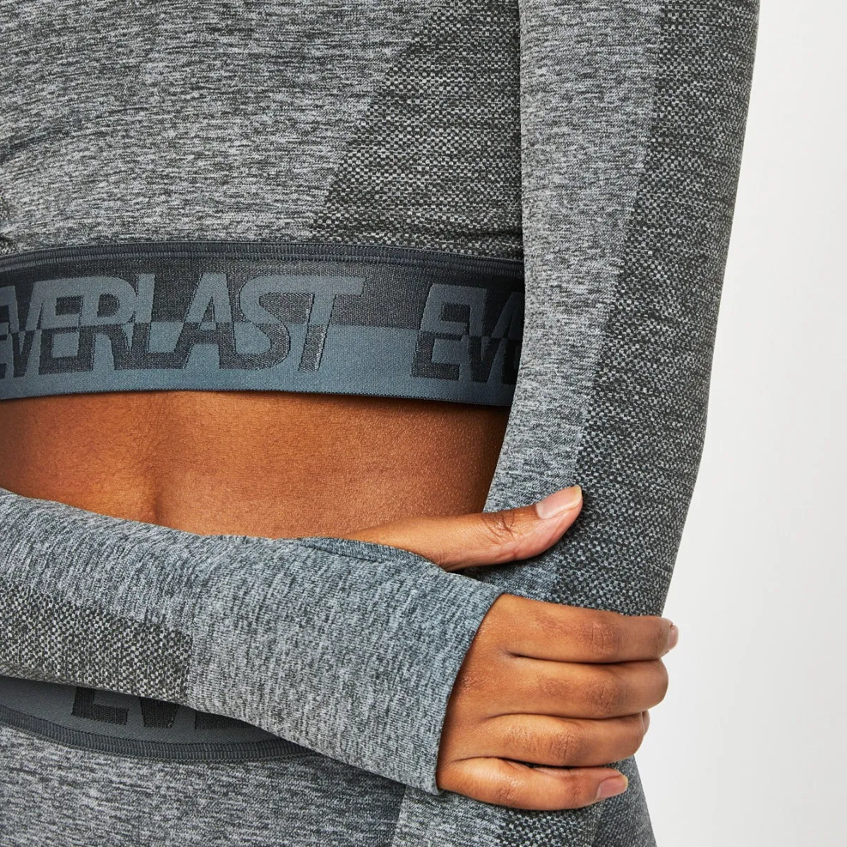 Women's Seamless L/S Crop Top