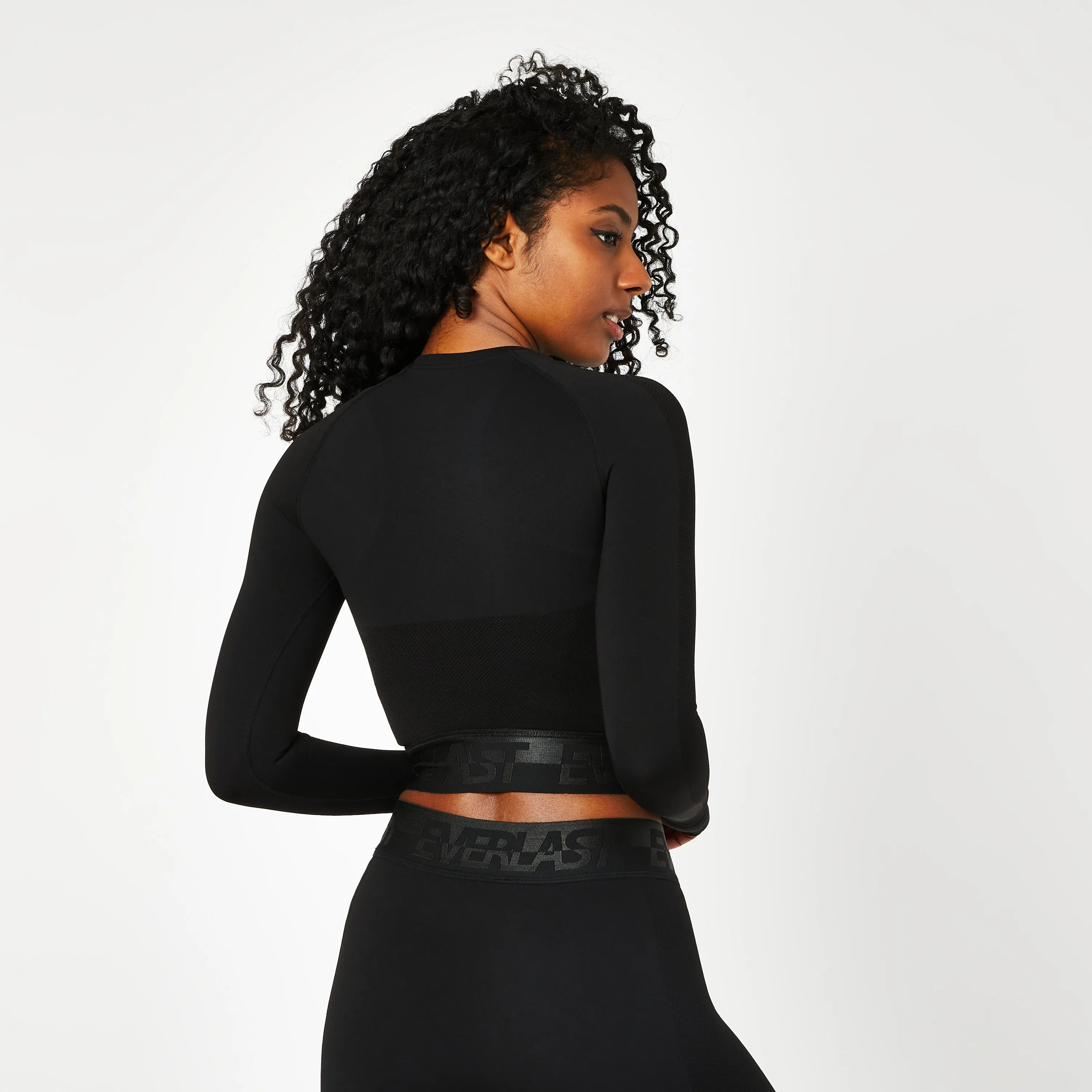 Women's Seamless L/S Crop Top