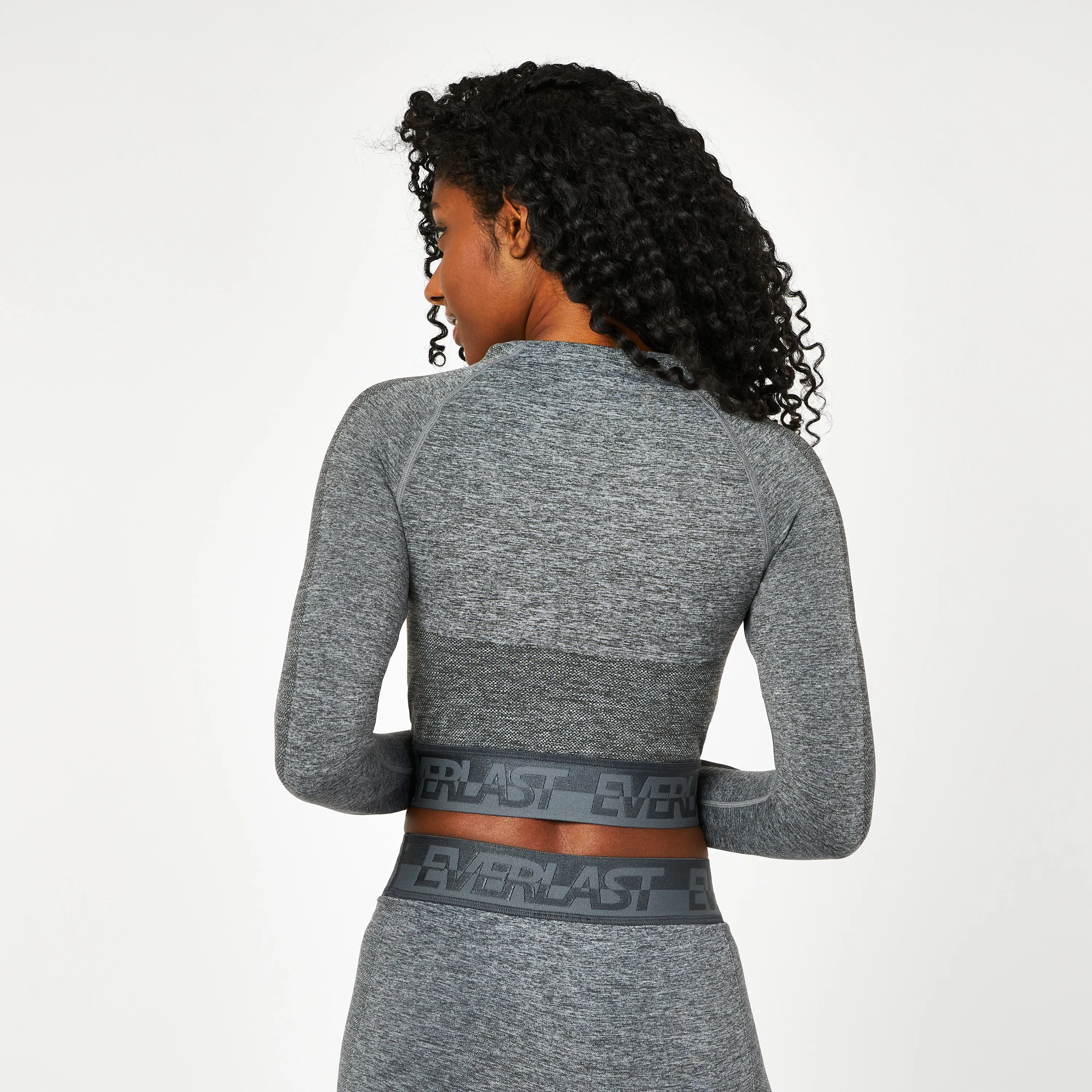 Women's Seamless L/S Crop Top