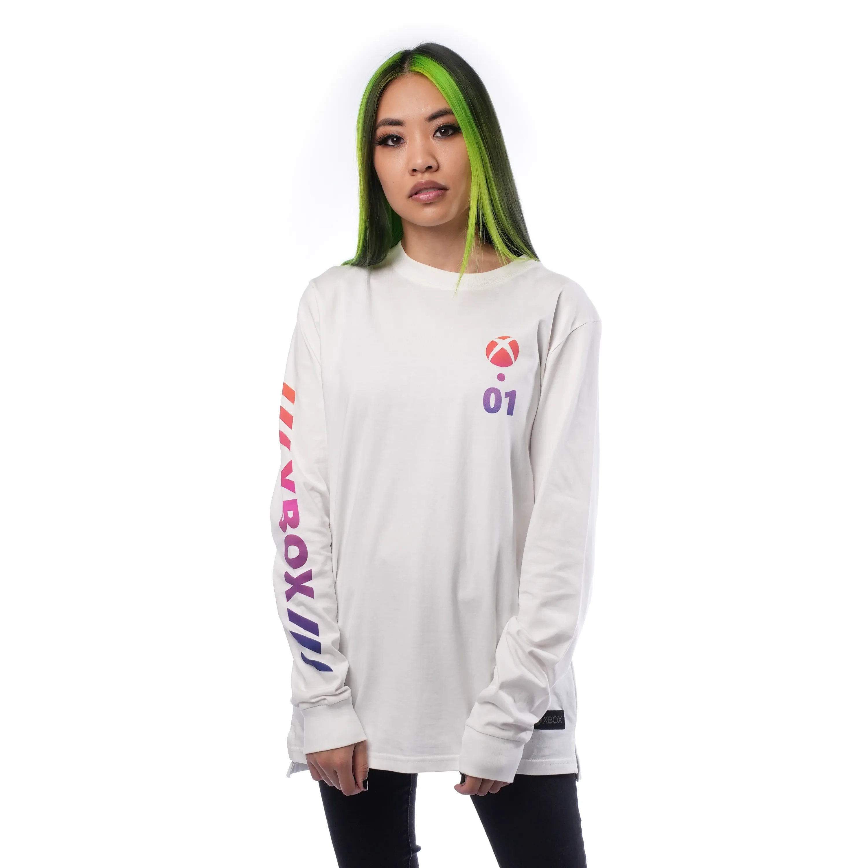 Xbox Sunset White Long Sleeve Tee