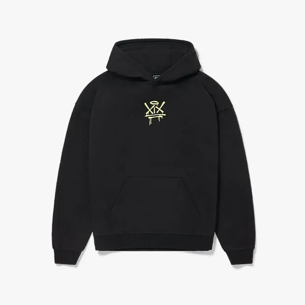 XIX Spray Hoodie [Black/Green]