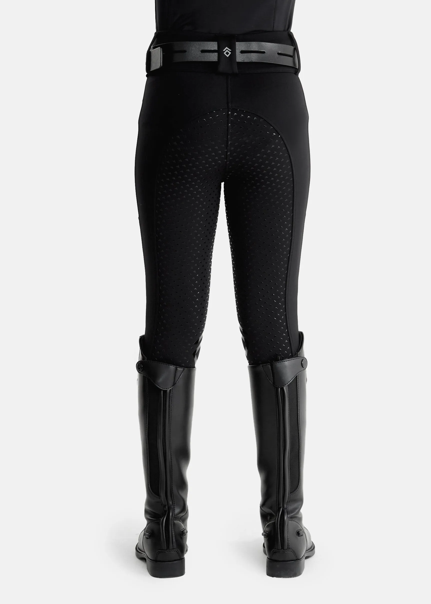 YR Black Full Seat Compression Breeches